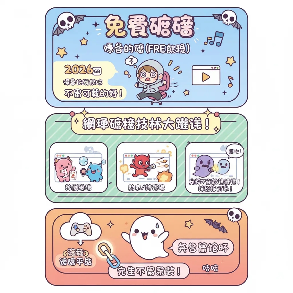 無需下載的免費遊戲：從休閒遊戲到動作遊戲的極致體驗