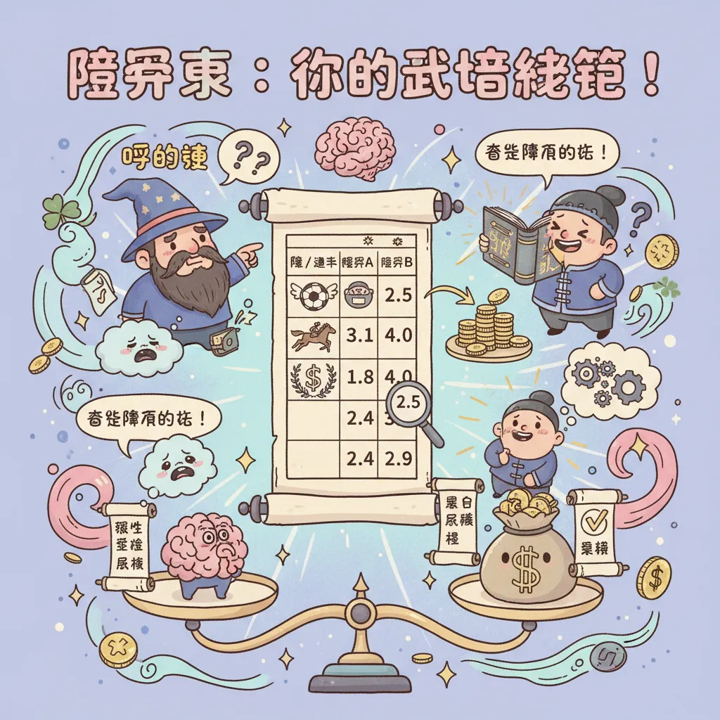 掌握賠率表技巧：提升運動賽事勝率與投注分析