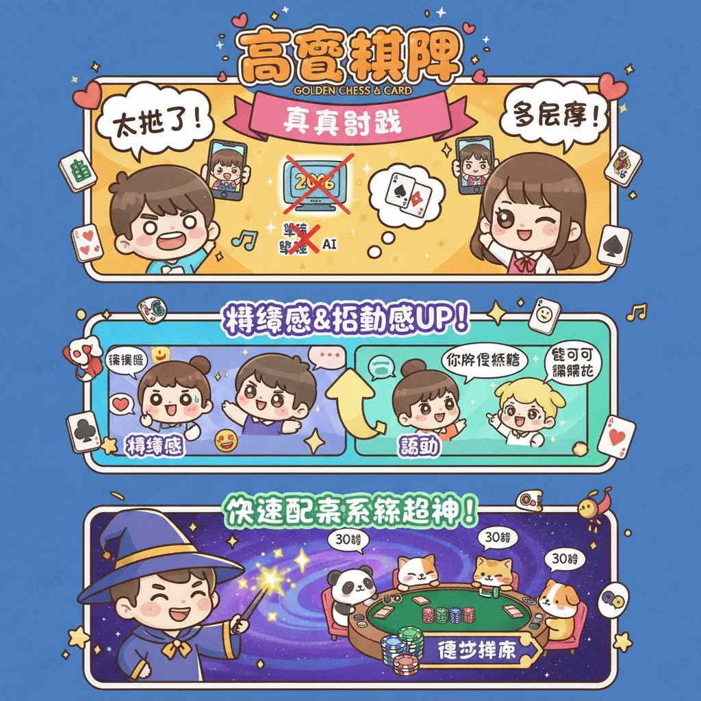 高登棋牌：熱門棋牌遊戲與真人對戰體驗解析