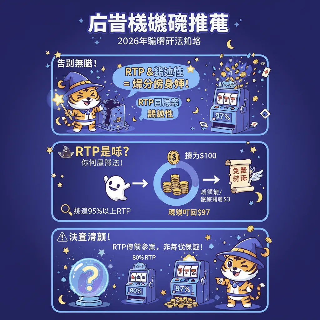 2026老虎機遊戲推薦：掌握RTP與波動性提升爆分技巧