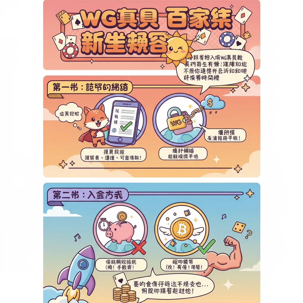 新手玩WG真人必看：從帳戶綁定到百家樂教學全解析