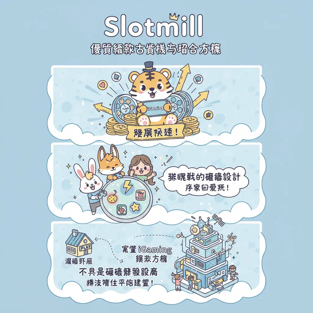 Slotmill 在博弈市場中提供的優質線上老虎機與整合方案