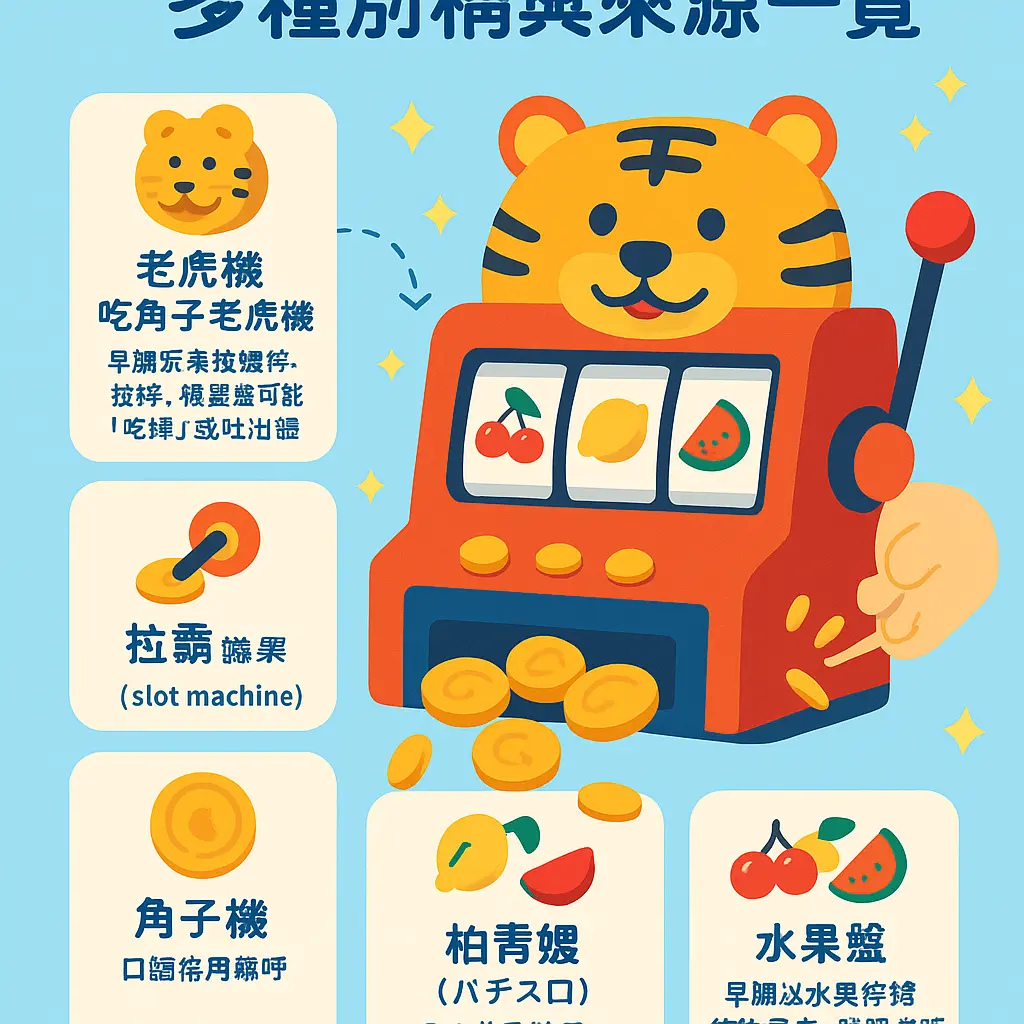 老虎機介紹 - 拉霸機